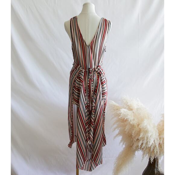 ZARA Trafaluc strip swim cover up size M - Picture 3 of 7
